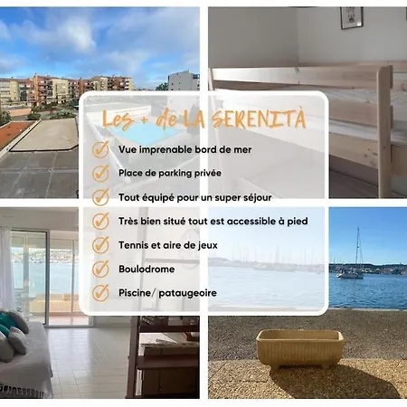 T3 Cap D'agde : Vue Imprenable Rdc شقة *