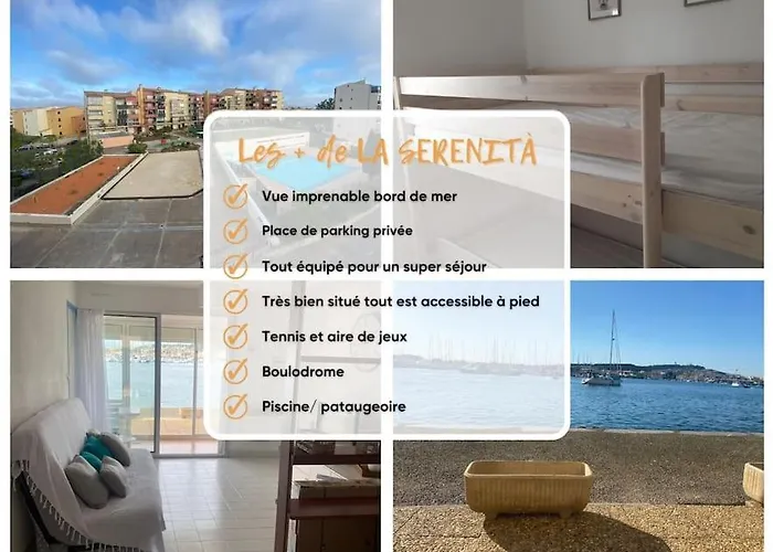 T3 Cap D'agde : Vue Imprenable Rdc 아파트 *